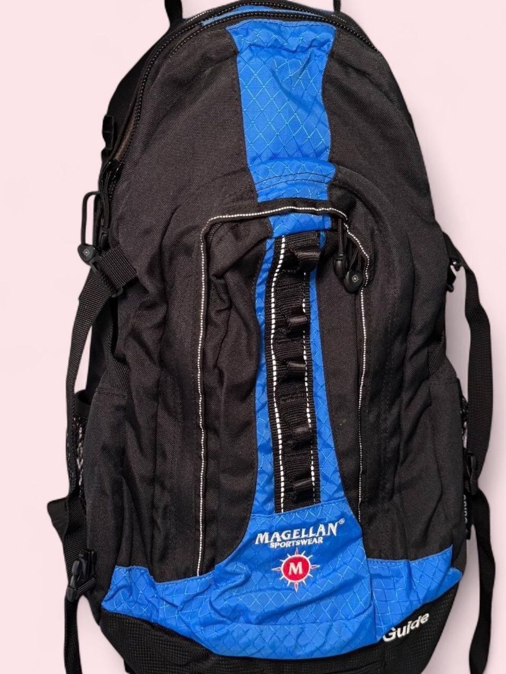 Men’s Black and Blue Backpack